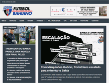 Tablet Screenshot of futebolbahiano.org